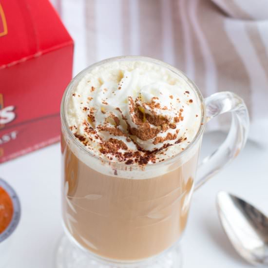 Caramel Tres Leches Coffee - Recipe photo by No Plate Like Home