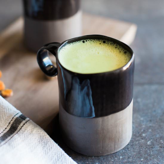 Vegan Turmeric Golden Milk - Recipe photo by herheartandtable