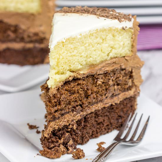 Chocolate Ombre Cake - Recipe photo by spicedblog