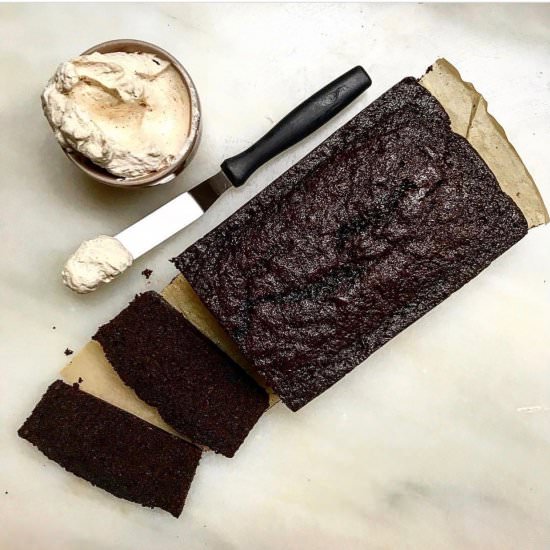 Chocolate Carrot Loaf Cake - Recipe photo by jessie sheehan bakes