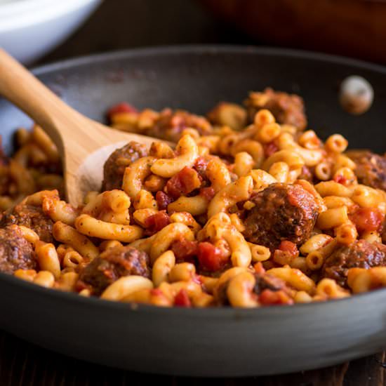 One-pot Homemade Spaghettios - Recipe photo by BakingMischief