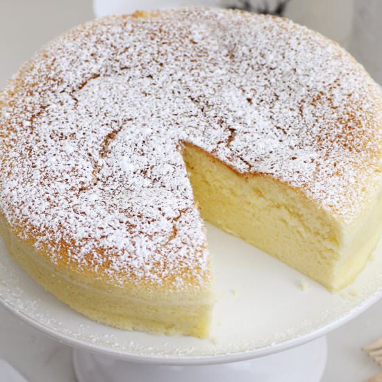 Japanese Cheesecake - Recipe photo by lilcookieblog