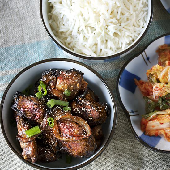 AIR FRYER KOREAN GRILLED PORK DAEJI - Recipe photo by twosleeevers