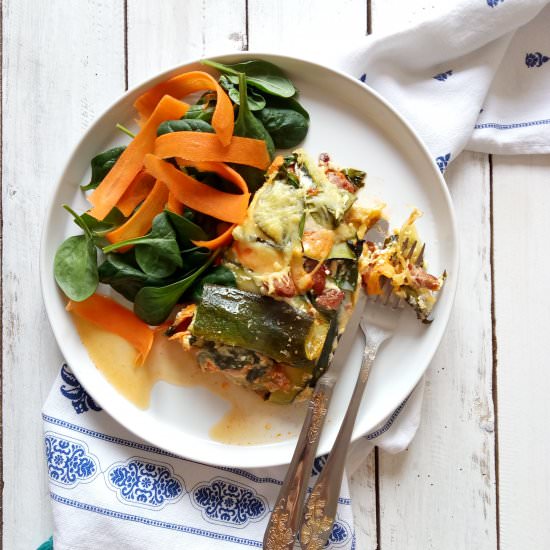 Zucchini and Spinach Lasagna - Recipe photo by silviamagda
