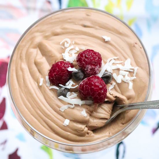 Vegan Chocolate Mousse - Recipe photo by veganblueberry