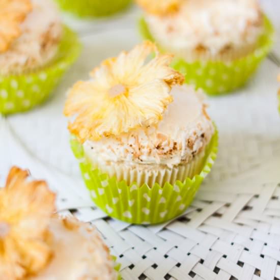 Pineapple Coconut Cupcakes - Recipe photo by sugarsaltmagic