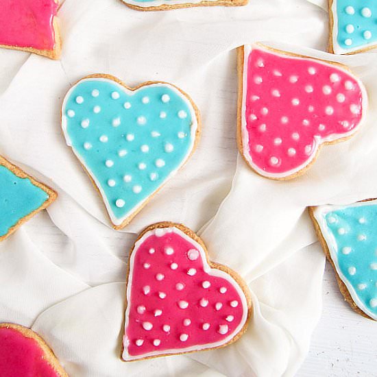 Easy Heart-Shaped Butter Cookies - Recipe photo by adinutza