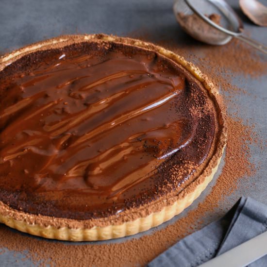 Chocolate cheese tart - Recipe photo by vanillafrost4