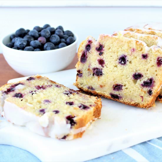 Gluten Free Lemon Blueberry Cake - Recipe photo by The Gluten Free Gathering