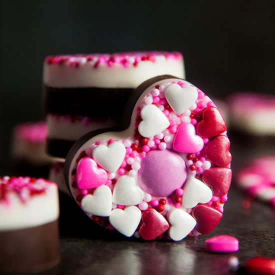 Homemade Chocolate Hearts - Recipe photo by SeasonedSprinkles