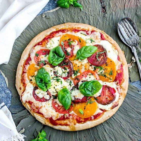 Easy Margherita Pizza - Recipe photo by LifemadeSweeter