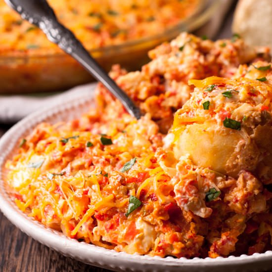 Warm Muffuletta Dip - Recipe photo by whatsinthepan