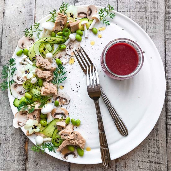 Plated Tuna Salad - Recipe photo by theviewfromgreatisland