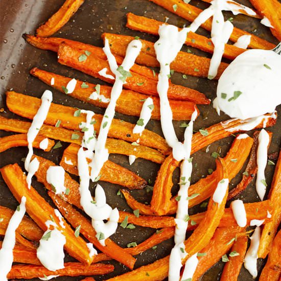 Baked Carrot Fries - Recipe photo by ilonaspassion