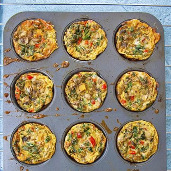 Frittata Muffins - Recipe photo by brightrootskitchen