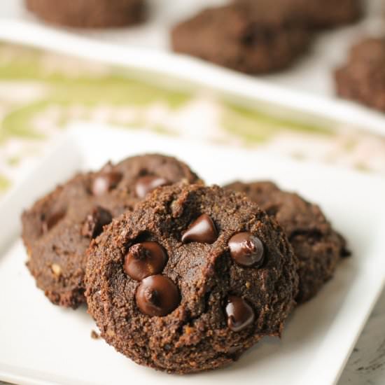 Paleo Double Chocolate Chip Cookies - Recipe photo by tessadomesticdiva