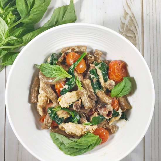 Rustic Grano Arso Pasta - Recipe photo by A Wholesome New World