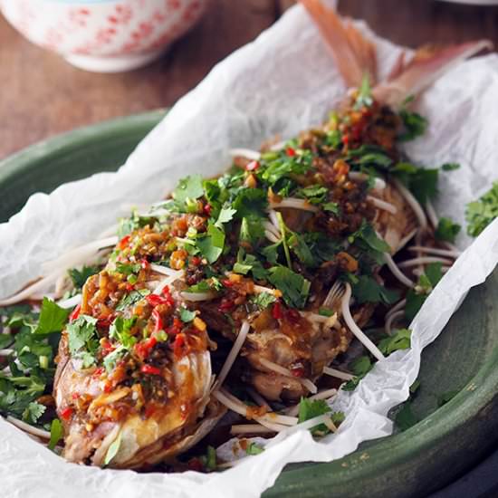 Thai Style Fried Whole Fish - Recipe photo by Belly Rumbles