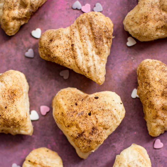 Puff Pastry Hearts - Recipe photo by saltandlavender