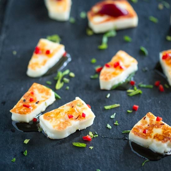 Grilled Halloumi Cheese – 2 Ways - Recipe photo by sprinkles and sprouts