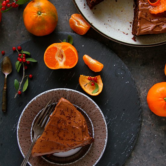 CHOCOLATE ORANGE CAKE - Recipe photo by Happy And Harried