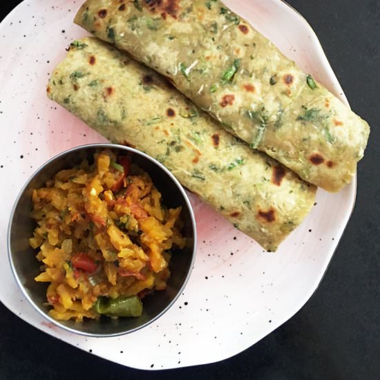 Bottle Gourd Paratha - Recipe photo by steamingpot