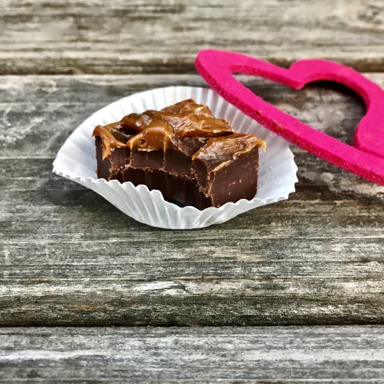 Dulche De Leche Fudge - Recipe photo by simmerandsauce