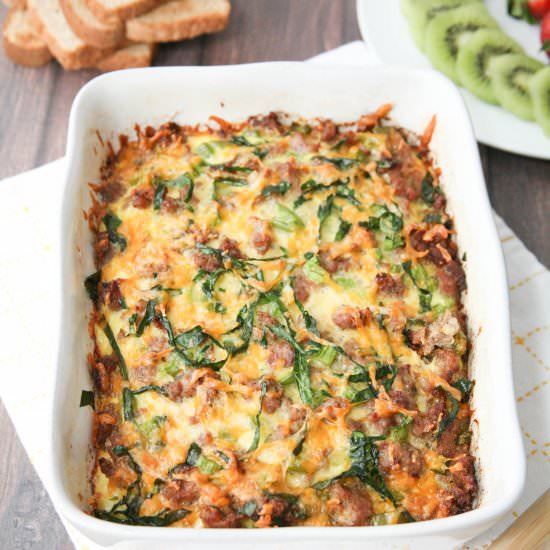 Sausage and Egg Casserole - Recipe photo by pinch of parsley