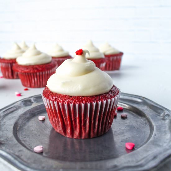 The Ultimate Red Velvet Cupcakes - Recipe photo by thedelightfulbite