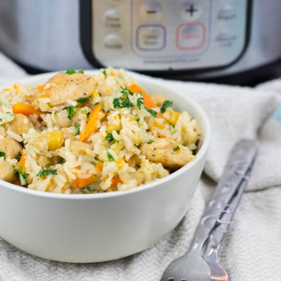 Instant Pot Chicken and Rice Pilaf - Recipe photo by Veronikas Kitchen