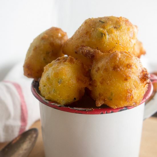 Jalapeno Cheese Hush Puppies - Recipe photo by Went Here 8 This