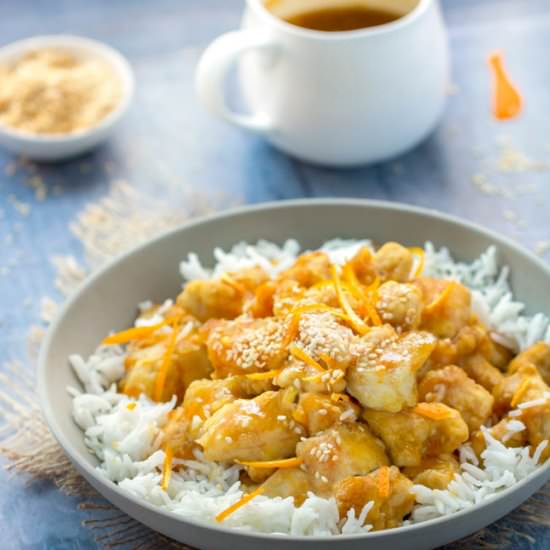 Chinese Orange Chicken - Recipe photo by panning the globe