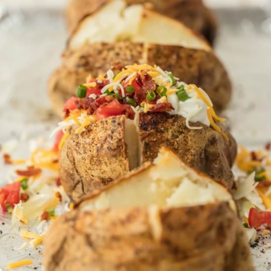 How to Cook Baked Potatoes - Recipe photo by the cookie rookie