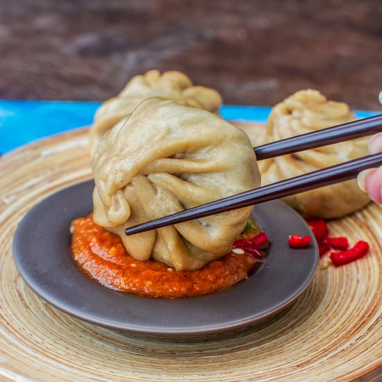 How to Make Veg Dumplings - Recipe photo by Anu@MyGingerGarlicKitchen