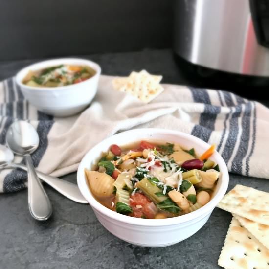 Pressure Cooker Minestrone Soup - Recipe photo by bpoulsonrd