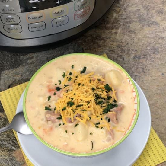 Instant Pot Ham Potato Soup - Recipe photo by by pink