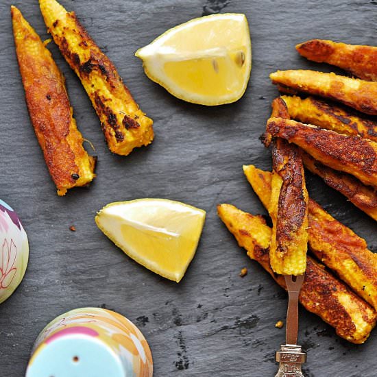 Baby Corn Satay - Recipe photo by YourFoodFantasy
