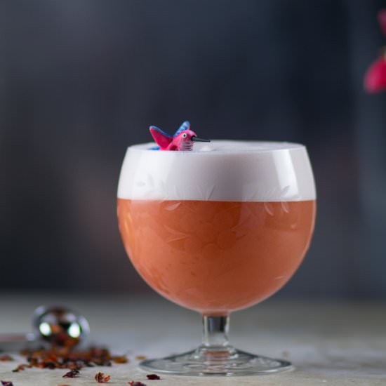 Rose Inspired Valentine's Cocktail - Recipe photo by flairprojectsb