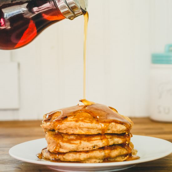Vegan Truck Stop Pancakes - Recipe photo by eatwhatyousow