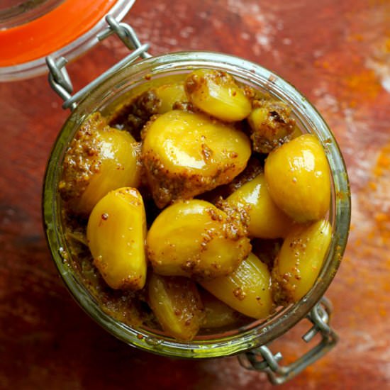 Garlic Pickle - Recipe photo by Funfoodandfrolic
