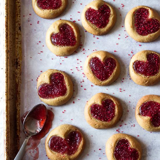 Peanut Butter and Jelly Cookies - Recipe photo by Whiskitrealgud
