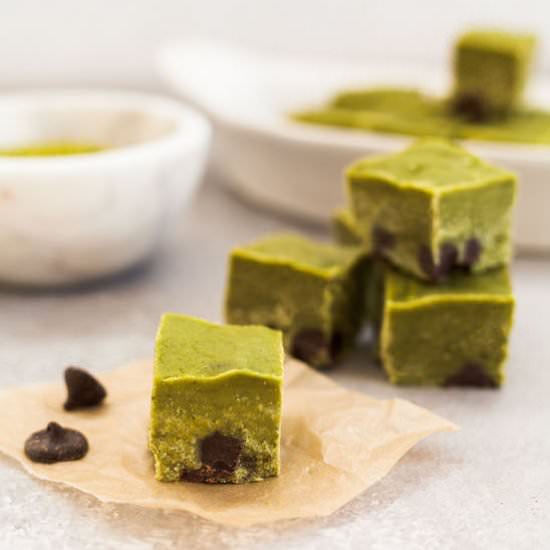 Matcha Chocolate Fudge - Recipe photo by Solluna333