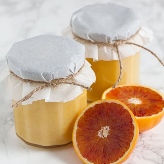 Blood orange curd - Recipe photo by Recipe Crumbs