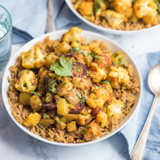 Vegan Aloo Gobi - Recipe photo by Solluna333