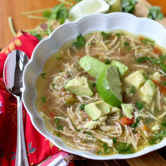Instant Pot Mexican Chicken Soup - Recipe photo by aforkstale