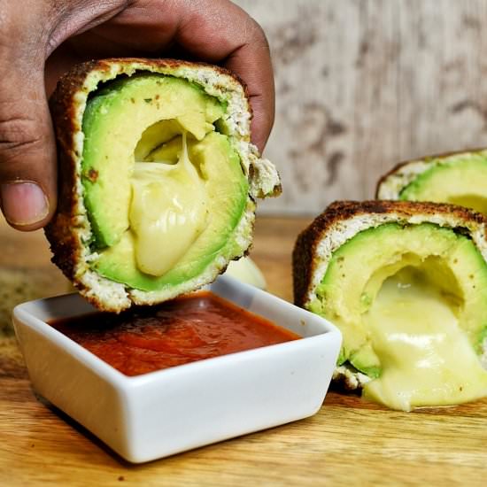 Turkey Wrapped & Stuffed Avocado - Recipe photo by dudethatcookz