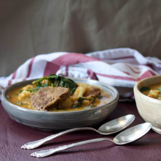 Instant Pot Beef Sweet Potato Curry - Recipe photo by kitchencoup