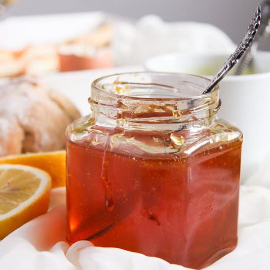Jelly with Lemon/Clementine Juice - Recipe photo by adinutza