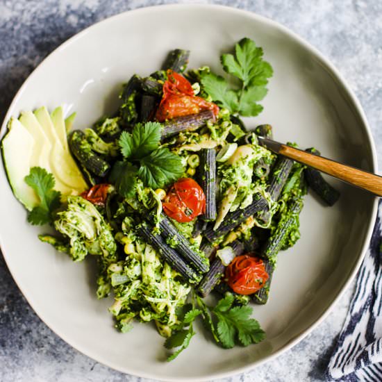Cilantro Pesto Chicken Pasta - Recipe photo by My Diary of Us