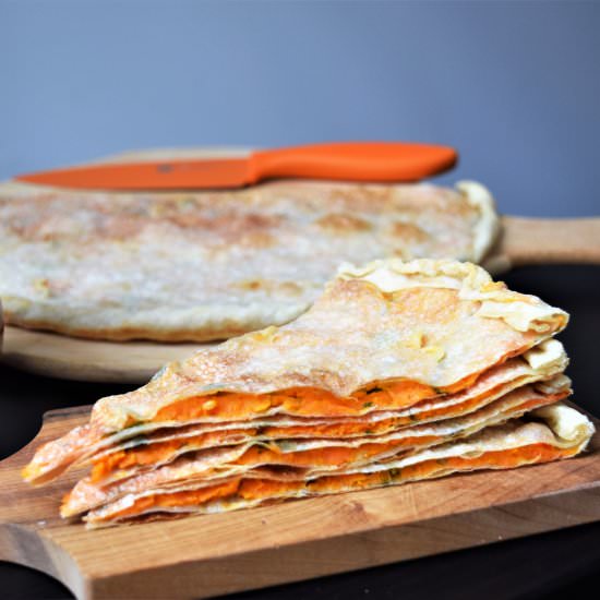 Focaccia with Sweet Potato - Recipe photo by exploredough
